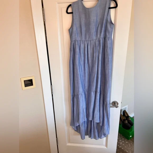 Co high low blue sleeveless dress sz S - Picture 3 of 10